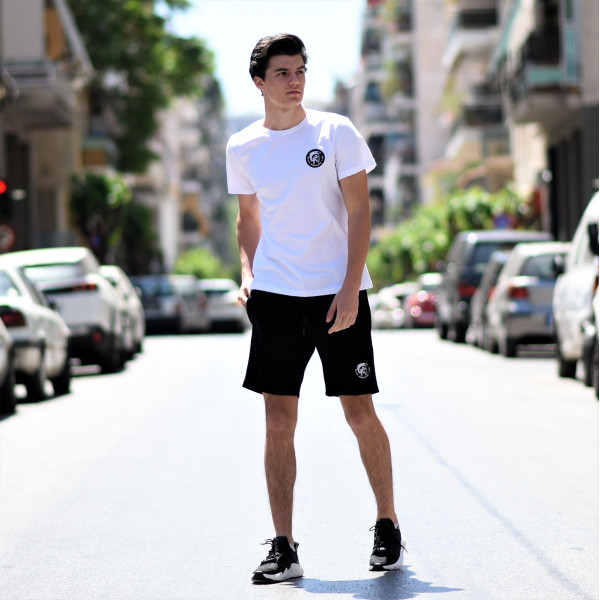 ΑΝΔΡΙΚΗ ΜΠΛΟΥΖΑ T-SHIRT ΛΑΙΜΟΣ ΛΟΓΟΤΥΠΟ MOHICANS MCNS07.ΛΕΥΚΟ