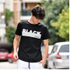 T-SHIRTLOGO BLACK MOHICANS MCNS10.BLACK