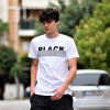 T-SHIRT LOGO BLACK MOHICANS MCNS10.WHITE