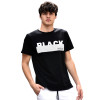T-SHIRTLOGO BLACK MOHICANS MCNS10.BLACK