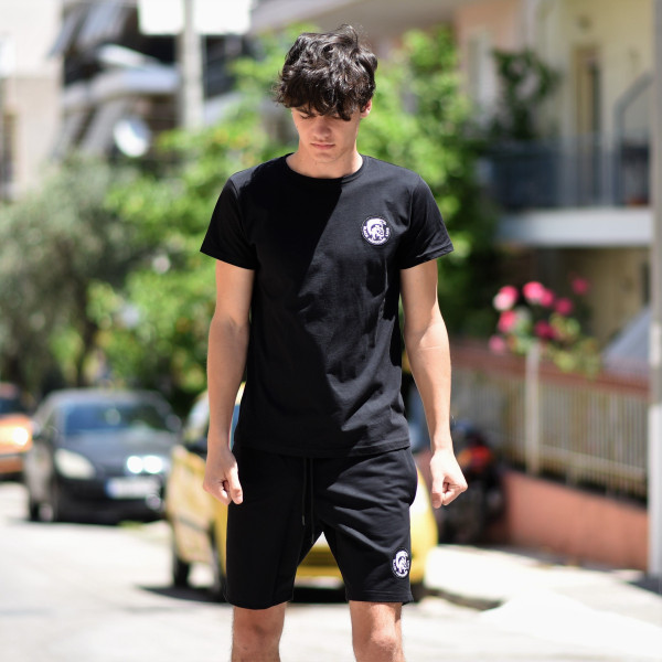 MEN'S SHORTS LOGO MOHICANS MCNS11.BLACK