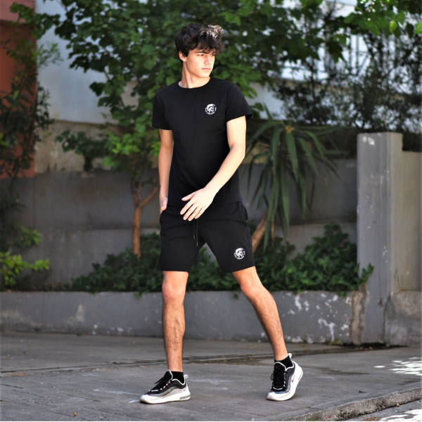 MEN'S SHORTS LOGO MOHICANS MCNS11.BLACK