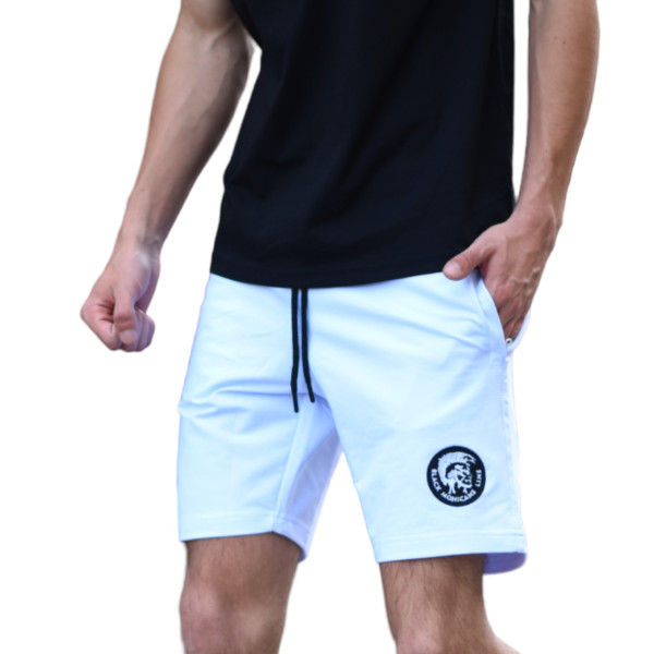 MEN'S SHORTS LOGO MOHICANS MCNS11 WHITE