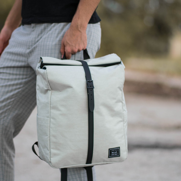 ΤΣΑΝΤΑ ΠΛΑΤΗΣ ΚΑΜΒΑΣ MOHICANS DR-2240.ΛΕΥΚΟ`