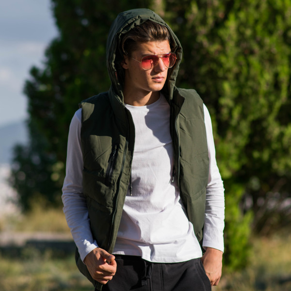 ΑΝΔΡΙΚΗ ΜΠΛΟΥΖΑ T-SHIRT ΜΑΚΡΥΜΑΝΙΚΙ MOHICANS G278-1 ΛΕΥΚΟ