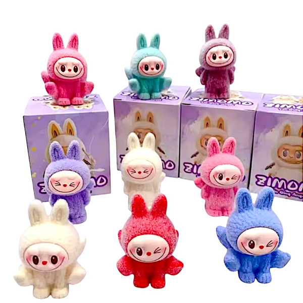 Μίνι φιγούρες Labubu Yin Qing Angel σε κουτί Zimomo Surprise NT-8672
