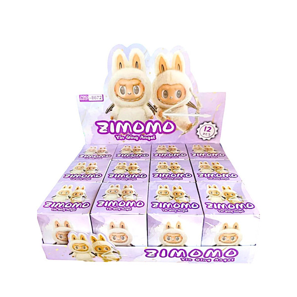 Μίνι φιγούρες Labubu Yin Qing Angel σε κουτί Zimomo Surprise NT-8672