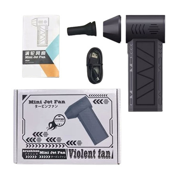 Mini Jet Fan Ασύρματος Φυσητήρας Χειρός 3 Ρυθμιζόμενος Ταχύτητες 130000 Rpm SE-251 Μαύρο