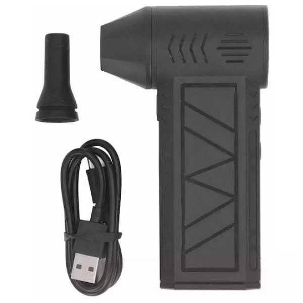 Mini Jet Fan Ασύρματος Φυσητήρας Χειρός 3 Ρυθμιζόμενος Ταχύτητες 130000 Rpm SE-251 Μαύρο