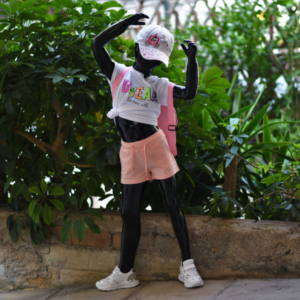 CHILDREN'S SHORTS FOR GIRL MOHICANS MJ-5900 PINK