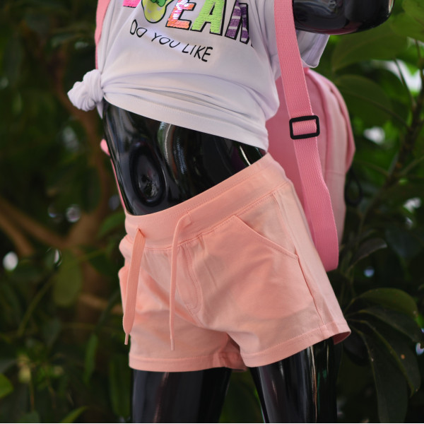 CHILDREN'S SHORTS FOR GIRL MOHICANS MJ-5900 PINK