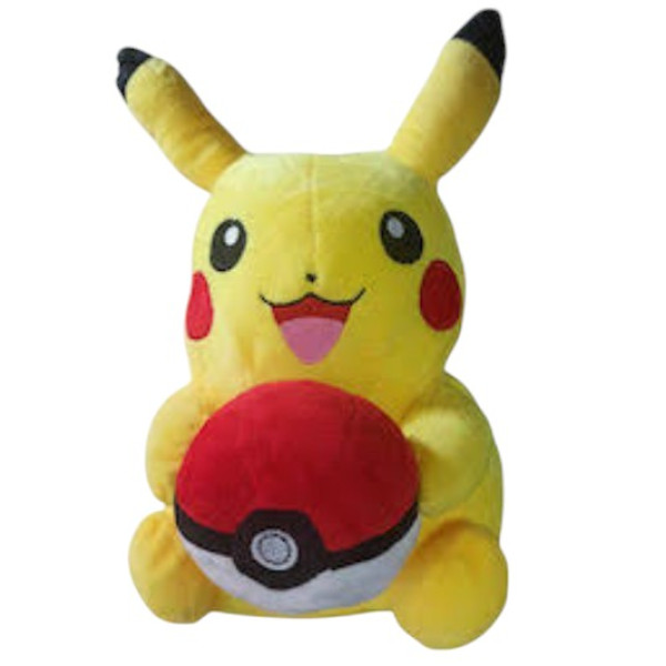 Mohicans  Λούτρινο Pokemon Pikachu με Pikeball 50cm 1440-86251 Κίτρινο
