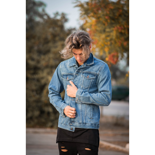 MEN'S JACKET JEANS MOHICANS 8515140-02 BLUE