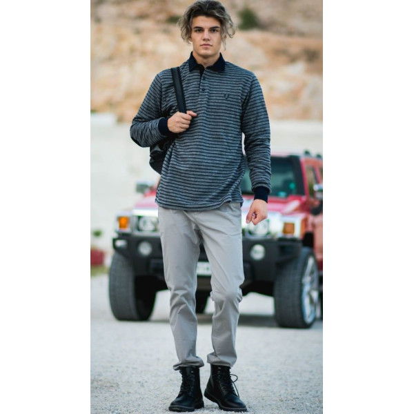 ΑΝΔΡΙΚΟ ΠΑΝΤΕΛΟΝΙ CHINOS MOHICANS FT-500 ΓΚΡΙ