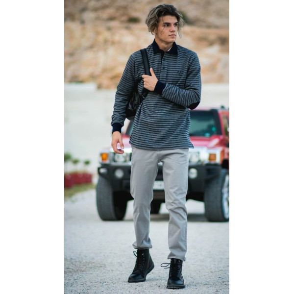 ΑΝΔΡΙΚΟ ΠΑΝΤΕΛΟΝΙ CHINOS MOHICANS FT-500 ΓΚΡΙ