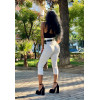 TROUSERS ELASTIC HIGH WAIST MOHICANS MYI182 WHITE