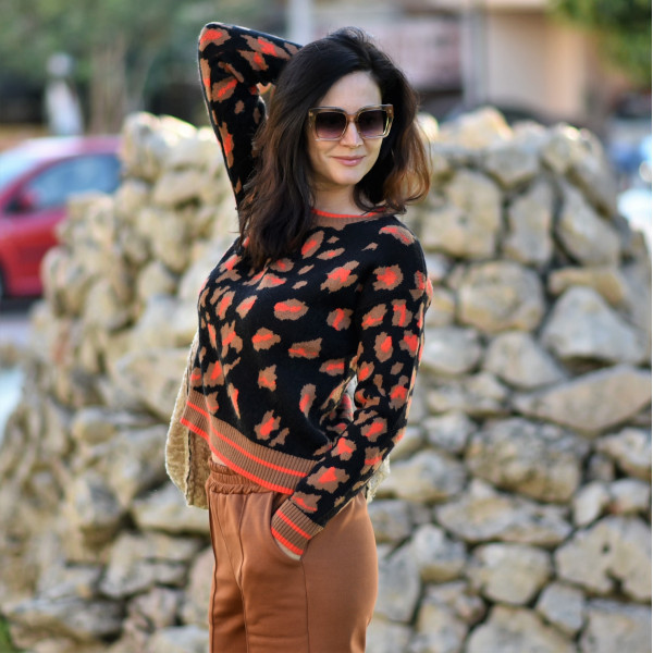 KNIT SWEATER MOHICANS N-22108 BLACK