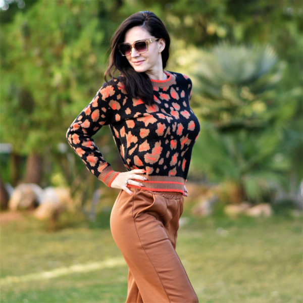 KNIT SWEATER MOHICANS N-22108 BLACK