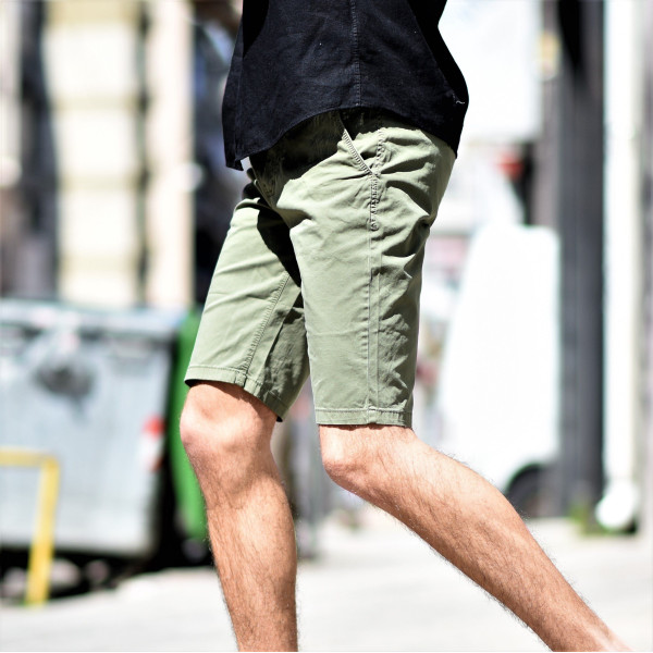 MEN'S BERMUDA CHINOS MOHICANS NF17.KHAKI