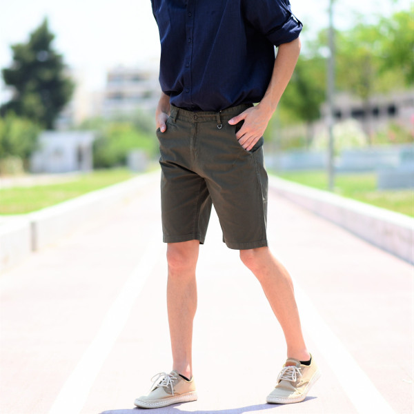 MEN'S BERMUDA CHINOS MOHICANS NFS805-3.KHAKI