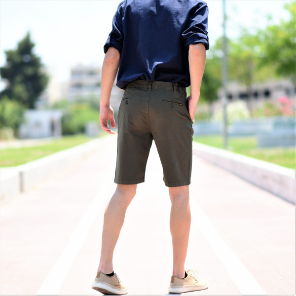 MEN'S BERMUDA CHINOS MOHICANS NFS805-3.KHAKI