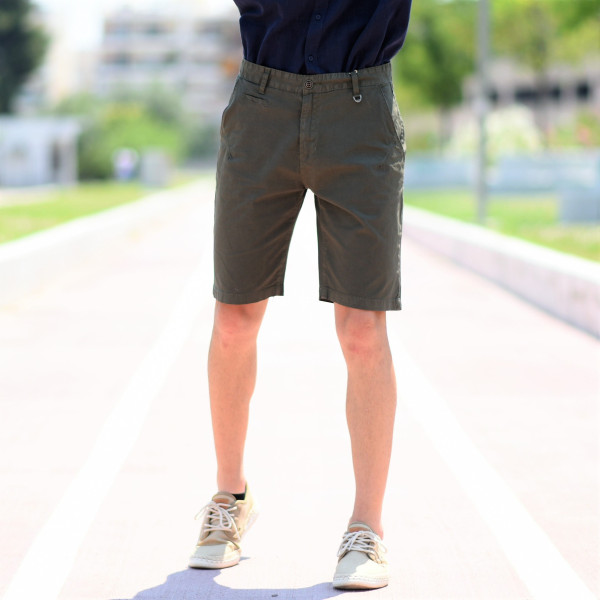 MEN'S BERMUDA CHINOS MOHICANS NFS805-3.KHAKI