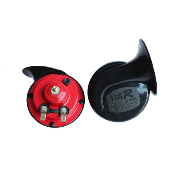 Σετ Κόρνες Σαλιγκάρια 12V δύο τόνων 110dB (High-low) με Βάσεις Τοποθέτησης CTC-420