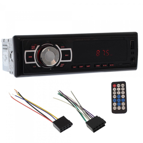 Ηχοσύστημα Αυτοκινήτου 1 DIN Bluetooth με Οθόνη USB - AUX - SD και τηλεχειριστήριο 6055BT