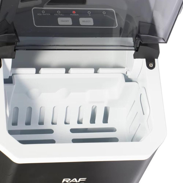 Παγομηχανή 150W ημερήσιας παραγωγής 12 κιλών RAF R.0302 Μαύρο