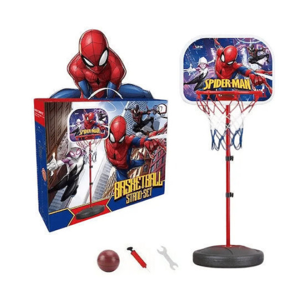Παιδική Μπασκέτα Εσωτερικού & Εξωτερικού Χώρου Marvel Spiderman με Βάση 150cm B11-29MHA29