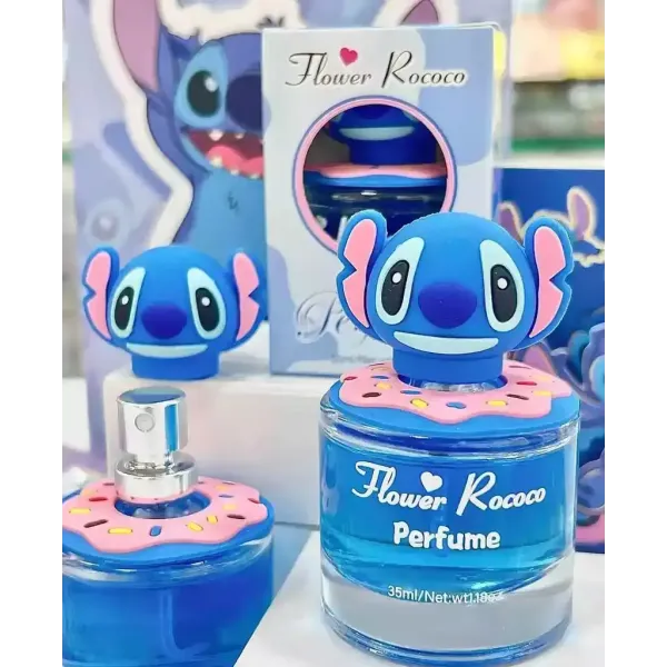 Παιδικό Άρωμα Stitch – Άρωμα Flower Rococo 35ml, Χαριτωμένο Μπουκάλι Kawaii PF4030
