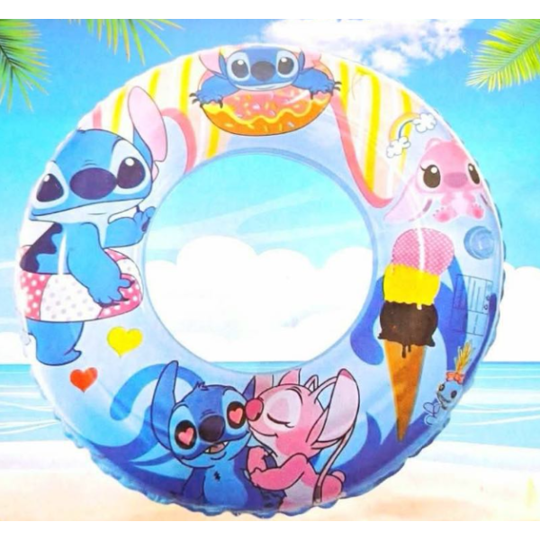 Παιδικό Σωσίβιο Κουλούρα Stitch με Διάμετρο 70εκ. για 3+ Ετών 1343-1-2