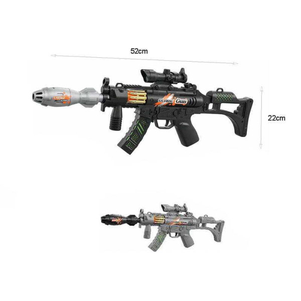 Παιχνίδι Όπλο με Φως και ΉχοςK-10530  Μαύρο