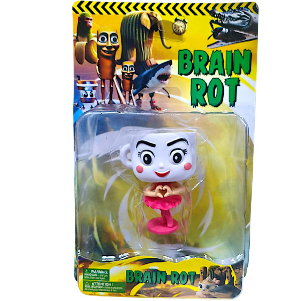 Παιχνίδι Συλλογή Μπαλαρίνα Cappuccino Φιγούρα  Μεταλλαγμένα Italian Brain Rot 8cm 0541-6