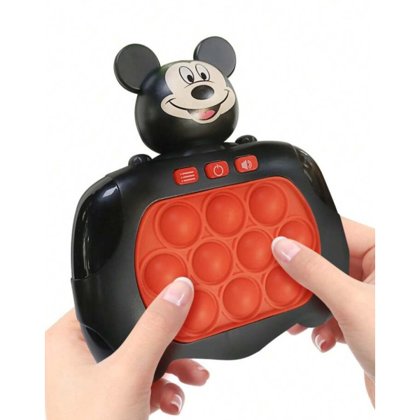 Παιχνίδι Ταχύτητας Mickey Pop It Ηλεκτρονικό Αντιστρές AA726 Μαύρο
