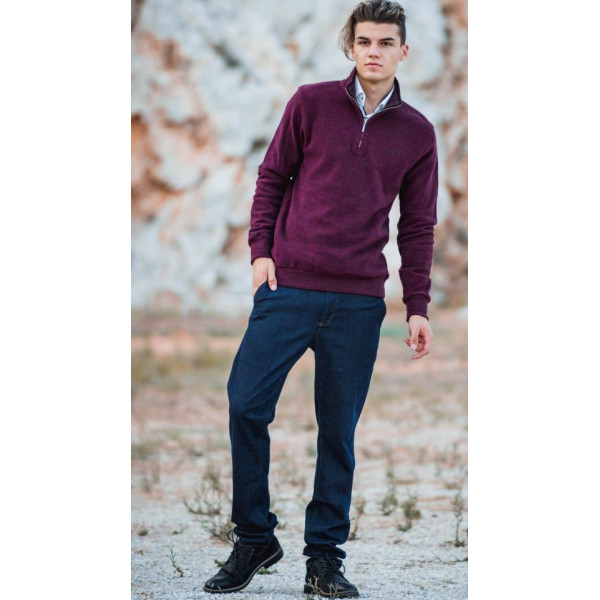 MEN'S TROUSERS CHINOS JEANS MOHICANS 20014001 BLUE