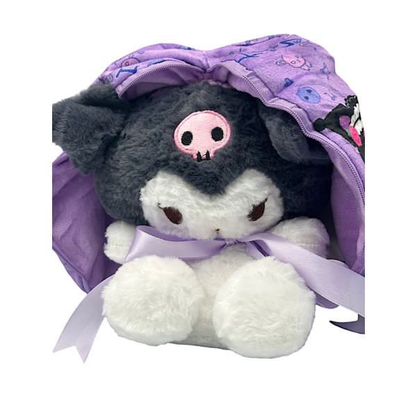 Πασχαλινή λαμπάδα Mohicans Kuromi Λούτρινο απαλό και βελούδινο 20cm L158 Μωβ