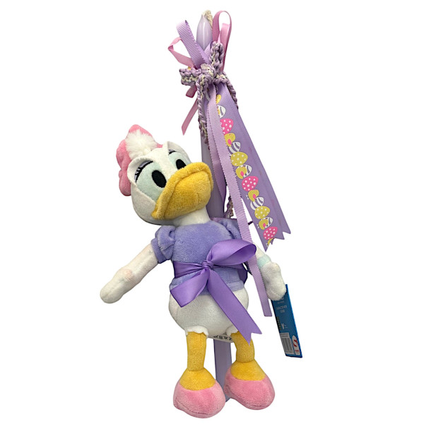 Πασχαλινή λαμπάδα Mohicans Λούτρινο Disney Daisy με Ήχο 30cm L143 Μωβ