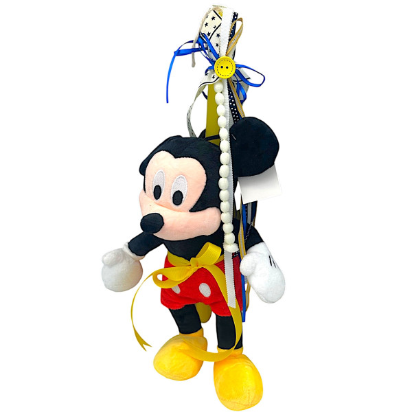 Πασχαλινή λαμπάδα Mohicans Λούτρινο Disney Mickey Mouse 35 εκ. για 3+ Ετών L150 Mickey