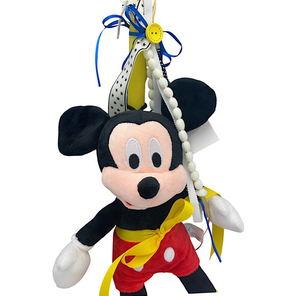 Πασχαλινή λαμπάδα Mohicans Λούτρινο Disney Mickey Mouse 35 εκ. για 3+ Ετών L150 Mickey