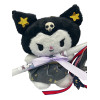 Πασχαλινή λαμπάδα Mohicans Λούτρινο Sanrio Kuromi Hello Kitty 28cm L142 Μαύρο