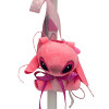 Mohicans Easter Candle with Disney Stitch Plush 12cm Keychain L121 Fucshia