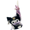 Πασχαλινή λαμπάδα Mohicans με Λούτρινο Sanrio Kuromi Hello Kitty 23cm L132