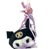 Πασχαλινή λαμπάδα Mohicans με Λούτρινο Sanrio Kuromi Hello Kitty 23cm L132