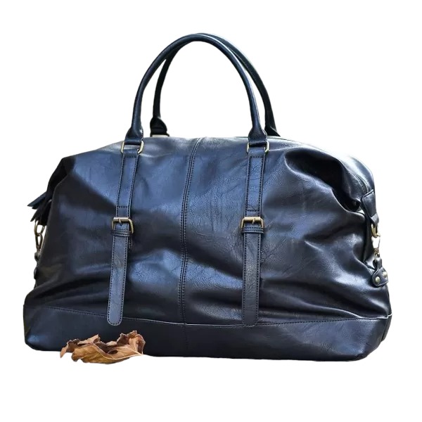 ΤΣΑΝΤΑ ΤΑΞΙΔΙΟΥ ΔΕΡΜΑΤΙΝΗ MOHICANS 66Χ38Χ38 PB-176 ΜΑΥΡΟ