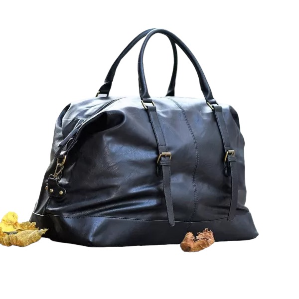 ΤΣΑΝΤΑ ΤΑΞΙΔΙΟΥ ΔΕΡΜΑΤΙΝΗ MOHICANS 66Χ38Χ38 PB-176 ΜΑΥΡΟ