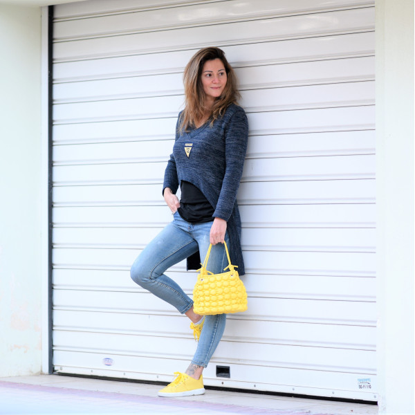 ΓΥΝΑΙΚΕΙΑ ΤΣΑΝΤΑ ΔΕΡΜΑΤΙΝΗ MOHICANS PH1882 ΚΙΤΡΙΝΟ