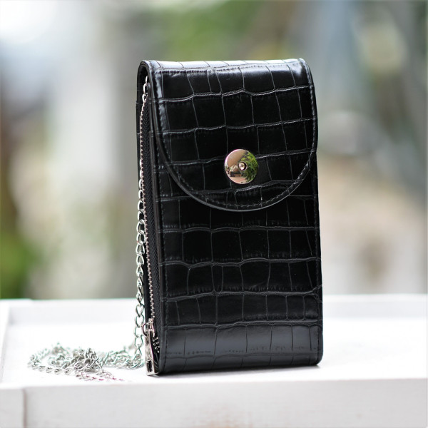 ΓΥΝΑΙΚΕΙΟ ΠΟΡΤΟΦΟΛΙ MOHICANS PHL1737 ΜΑΥΡΟ