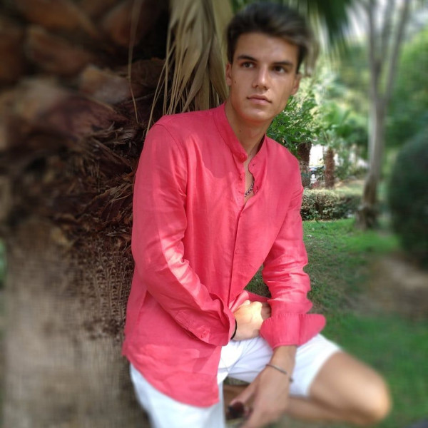 ΑΝΔΡΙΚΟ ΠΟΥΚΑΜΙΣΟ MAO LINEN MOHICANS SH050 ΚΟΡΑΛΙ