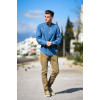 ΑΝΔΡΙΚΟ ΠΟΥΚΑΜΙΣΟ JEANS ΜΑΟ MOHICANS FT-402MAO ΜΠΛΕ